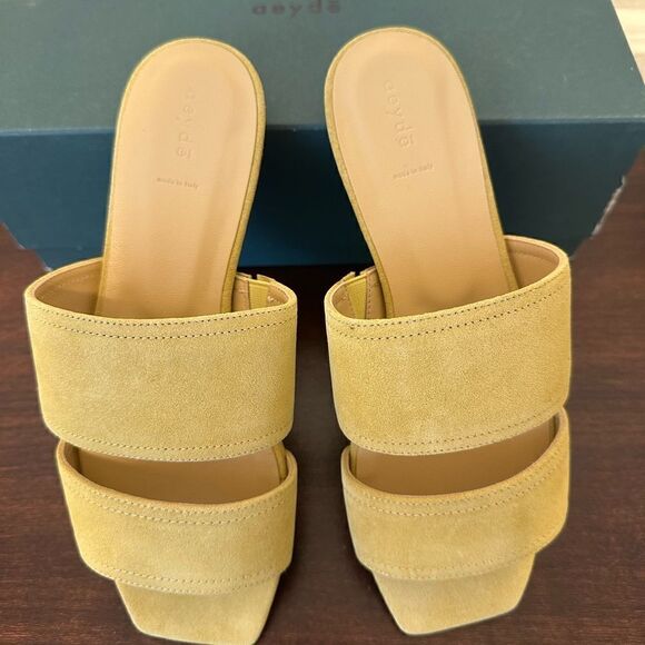 Aeyde mattea all leather slide slip-on sandal size 6, new - Picture 7 of 11